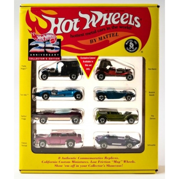 Hot Wheels 25th Anniversay Collector's Edition 8-Pack