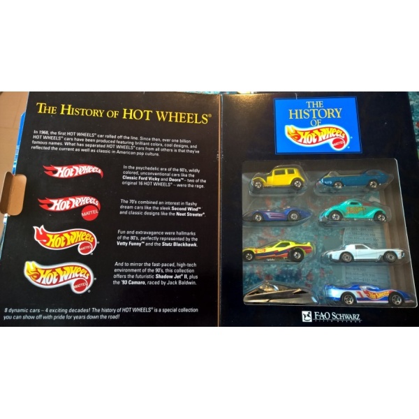 FAO Schwarz History Of Hot Wheels I 8-Pack