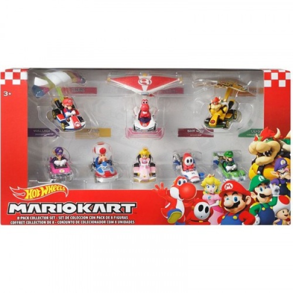 Mario Kart Glider Vehicle 8-Pack