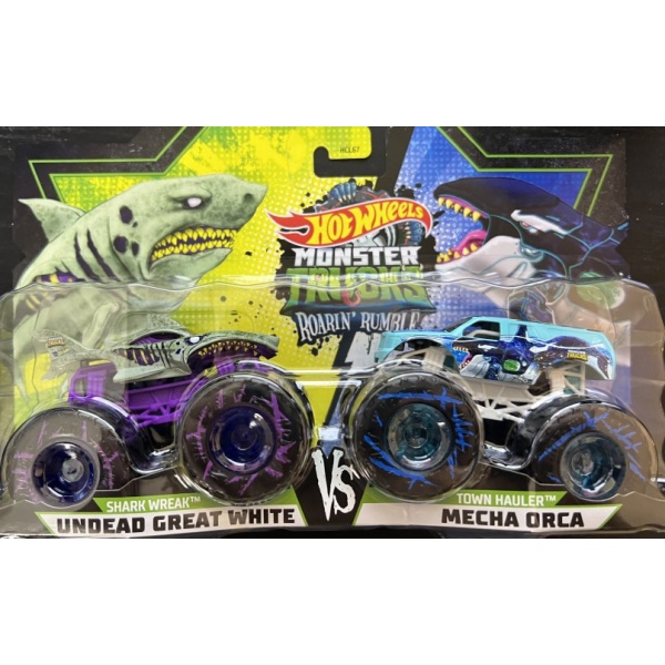 Shark Wreak (Undead Great White) vs. Town Hauler (Mecha Orca)