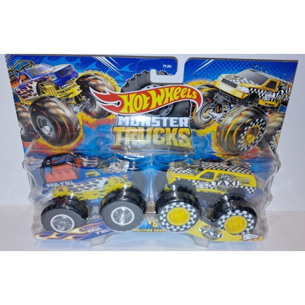 Haul Y'All vs Hot Wheels Taxi Monster Trucks
