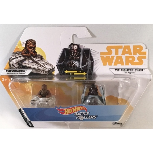 Chewbacca Millennium Falcon Vs. Tie Fighter Pilot Tie Fighter