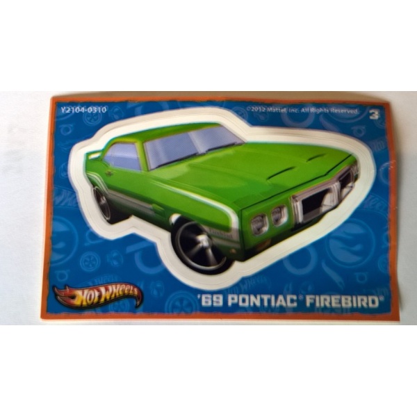 Collector Sticker - '69 Pontiac Firebird