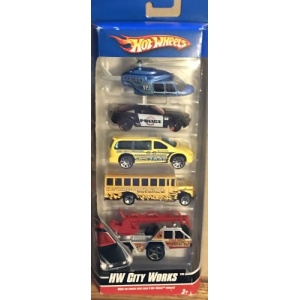 HW City Works 5-Pack