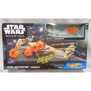 Star Wars Rogue One Star Destroyer Assult Die-Cast X-Wing Fighte