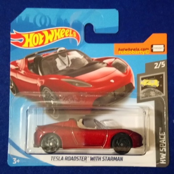 Tesla Roadster With Starman